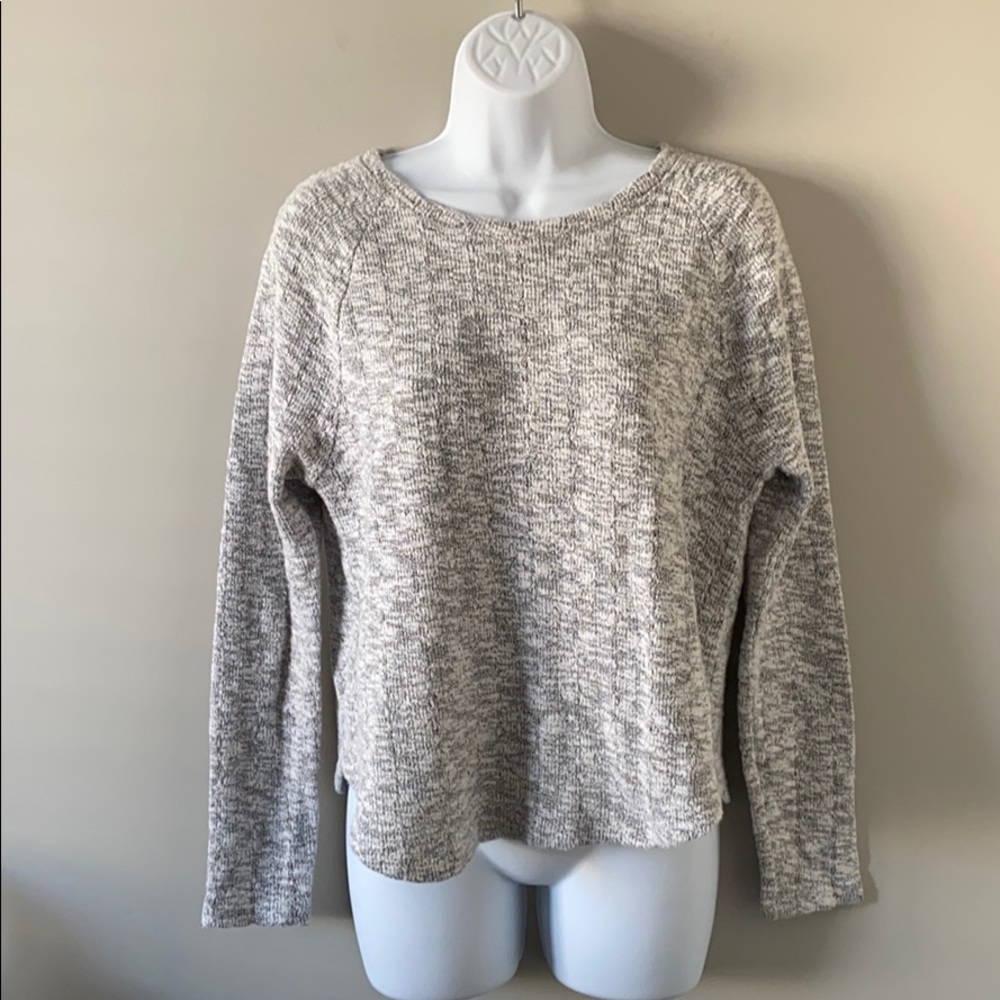 Twik Grey Knit Crew Neck Sweater